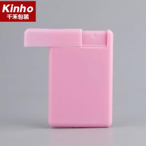 China Travel Empty Perfume Bottles 20ml Slip Cap Card Shaped Hand Sanitizer wholesale