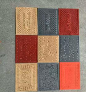 China PVC embossed mat Polyester embossed mat pvc mat wholesale