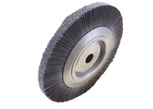 China High Performance 250mm Round Abrasive Filament Wheel Brushes for Light Deburring on sale