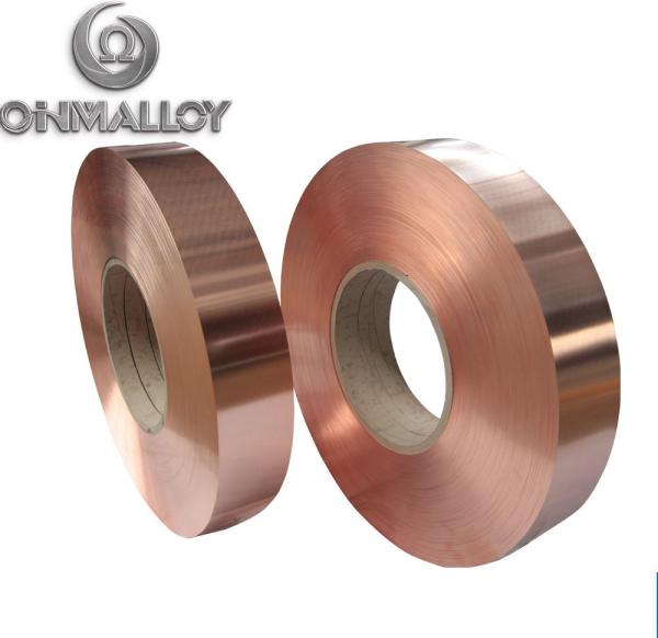 Bright Surface Pure Copper Metal Strips JIS C1100 0.2 X 3mm For Earphone Tape