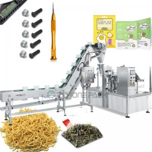 China Eight Station Bag Feeding Machine With Bowl Elevator Semi Automatic Manual Feeding wholesale