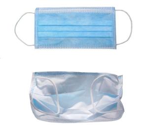 China Hospital 3 Ply Disposable Face Mask Earloop High Filtration Efficiency wholesale