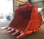 Custom Excavation Rock Bucket Attachment , Demolition Excavation rock ripping