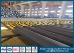 Q345 Hot Dip Galvanized Steel Pole ISO9001 Standard NEA Standard Luminous