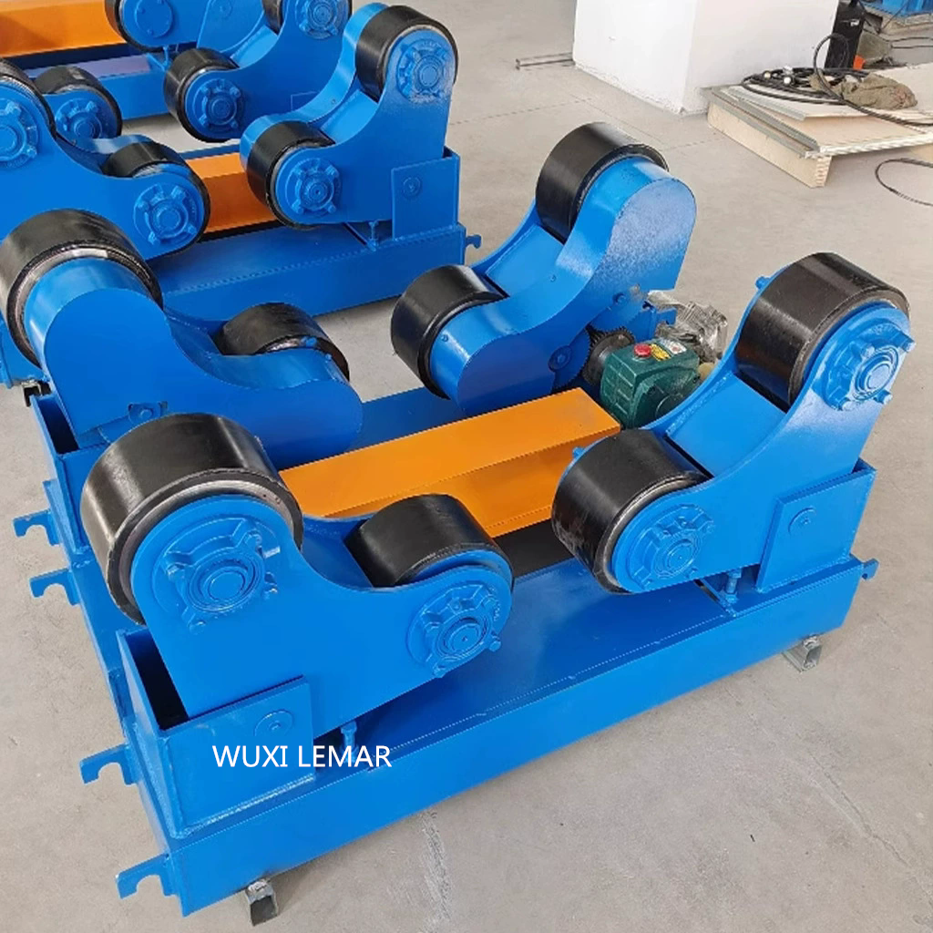 10 Ton Self-Aligning Welding Rotator For Pressure Vessel Tank Circumferential Welding