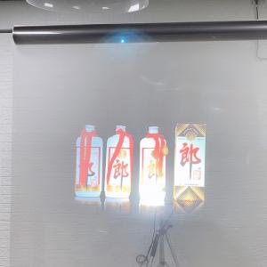 China Transparent Holographic Rear Projection Film on Storefront Glass for Window Advertising wholesale