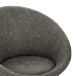 Iso9001 Luxurious Modern PU Dining Room Armchair Leisure Style Anti Deformation