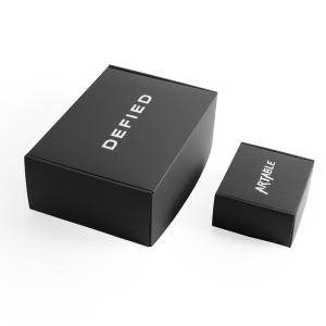 China Luxury Cardboard Boxes Black Corrugated Shipping Boxes Packing For Small Business wholesale
