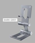 150mm 275deg Grey Double Shaft Simple Cell Phone Stand For Desk