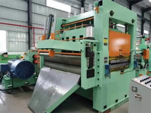 China Aluminum Coil Sheet Fly Shear Cut To Length Lines 300-1600mm Width wholesale
