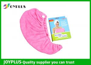Various Colors Hair Drying Towel Wrap , Quick Dry Hair Towels 250GSMg