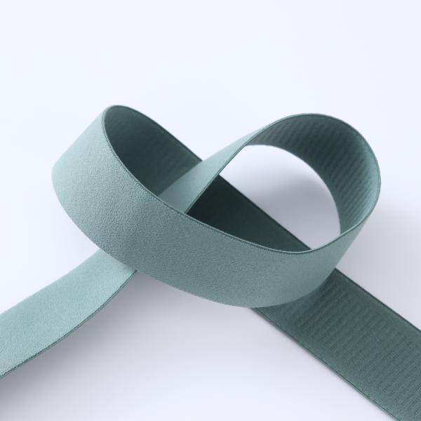 Factory high quality nylon underwear bra wire casing plush back double teeth edge elastic webbing for underwire bra cup