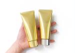 30ml 100ml Gold Aluminum Plastic Cosmetic Tube Shower Gel Tube Custom Printed