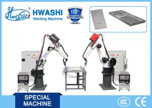 China 1500Mm Reach Industrial Welding Robots , Arc Welding Machine For Cabinet Box Corner wholesale