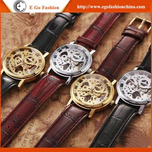 China WN02 Mechanical Watches for Man Business Watch Hollow Out Back Winner Branding Watches Men wholesale