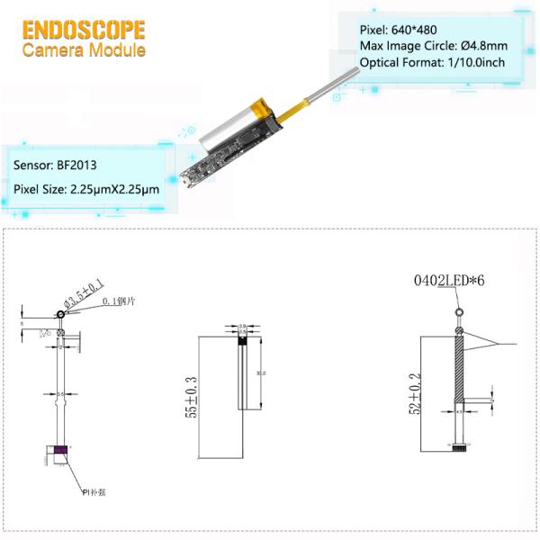 Wireless Endoscope Camera Module