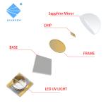 Photosensitive And 3D Printer UVA SMD LED Chip 3W 10W 405nm 385nm 3.5x3.5MM