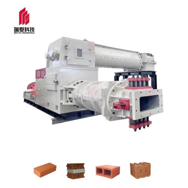 High Perforation Brick Making Machinery VP65 Brick Extrusion Machine Vacuum Extruder