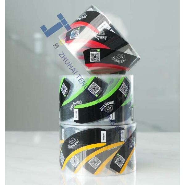 Durable PE PET Personalized Wine Bottle Labels Matte Glossy Coating