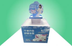 China All Round Show Cardboard Pallet Display Recyclable For Promoting Sanitary Pad wholesale