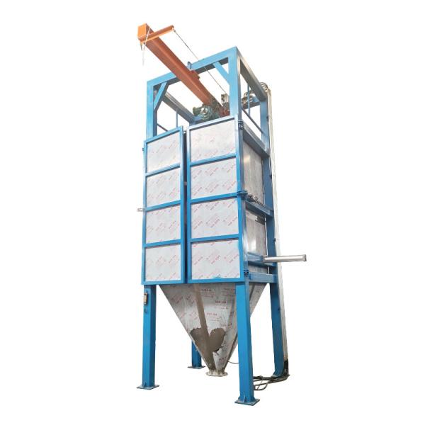 Efficient conveying tons of bag unpacking machine automatic discharge of bulk