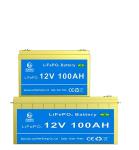 Rechargeable LiFePO4 Lithium Battery 12.8V 100AH 200AH Voltage 12.8V Cycle Life