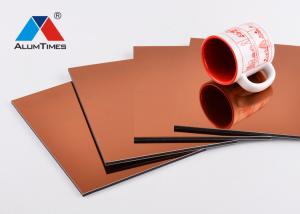 China Rigid 4mm Aluminum Composite Panel , Outdoor Wall Panel For Signage wholesale