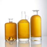 500ml 700ml 750ml Clear Glass Liquor Bottle for Whisky Tequila Brandy Gin Vodka