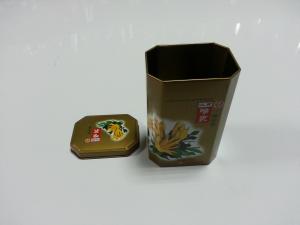China Metal Tin Tea / Spices / Coffee Canisters For Dry Food Packaging wholesale