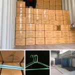 Electrostatic Spraying Indoor Clothes Hanger , Adult / Kids Wire Hangers For