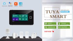 China Tuya GSM Touch Screen Home Security Systems 850/900/1800/1900MHz wholesale