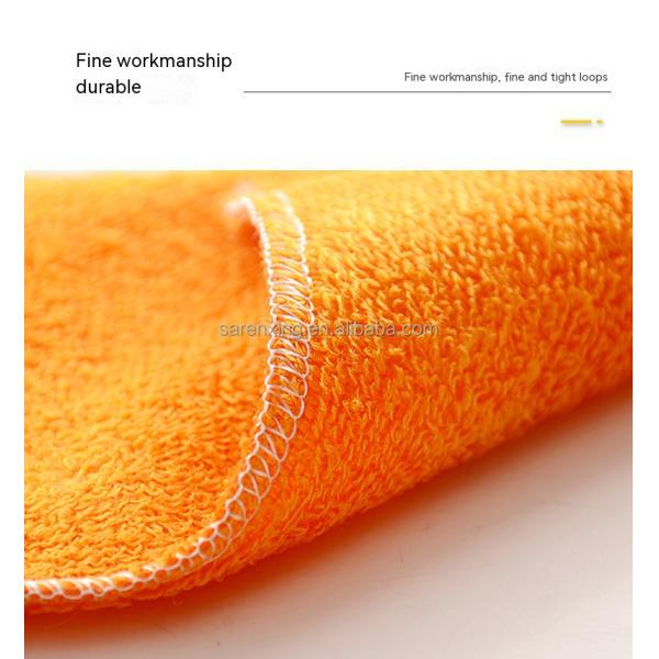 Rectangle Microfiber Kitchen Cleaning Towel with Small Stripe Fabric and Customer Logo