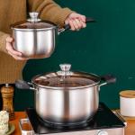 Multifunction restaurant Cookware Induction Pasta Pot Stainless Steel Cooking