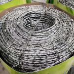 Steel Wire Material Razor Barbed Wire Durable Single Strand Double Twisted