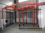 Customized Black Zinc Steel Metal Garrison Fence Panels Maintenance Free