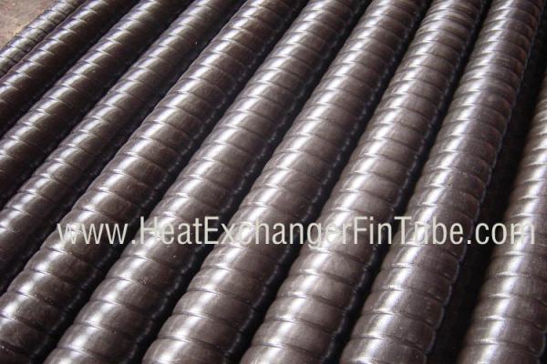 SMLS Carbon Steel Corrugated Slot Heat Exchanger Low Fin Tube A106 / A179 / A192
