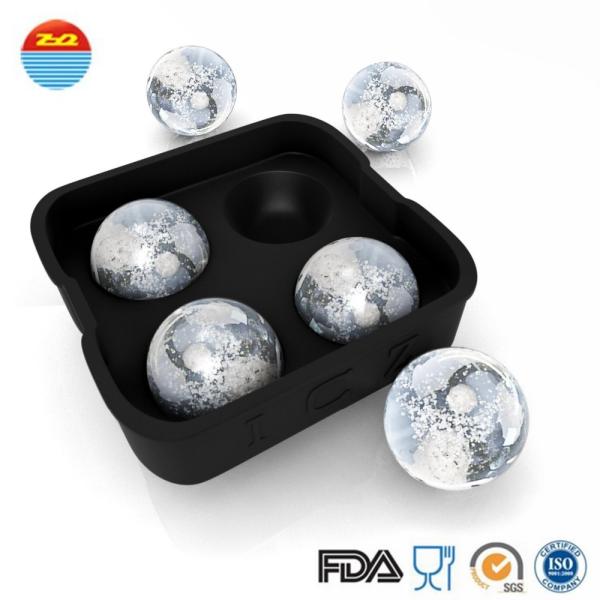 4 ice cream ball large wholesale make your own custom silicone ice cube tray