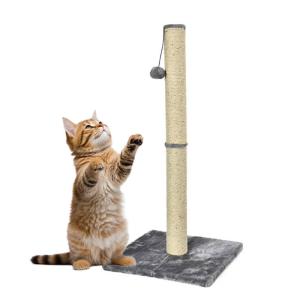 China Sustainable Cat Scratcher Ball Sisal Cat Climbing Tree Cat Scratch Post with Room Space Selection Support Eco-friendly wholesale