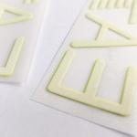 Customized Organic Silk Screen Clothing Labels , Small Cotton Clothing Labels