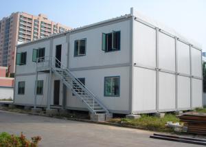 China Double - Deck Modular Container House , Living Container House With External Stairs wholesale