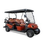 4 Forward+2 Rear Seats Electric Sightseeing Golf Buggy