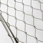 Cable Balustrade Stainless Steel Rope Mesh Bird Garden / Zoo Cage Fence