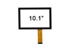 10.1 Inch GG Touch Panel Glass Overlay For Industrial Equipment