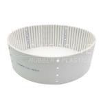 Construction Works Essential Auto Double Sided White PU Timing Belt with