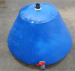 2000L PVC Foldable Rain Water Tank Round Top For Fire Fighting Self-Standing