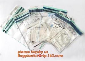 China Tamper Proof Deposit Bags bank cash bag security safety deposit bag, Deposit security tamper evident bank cash bag, pac wholesale