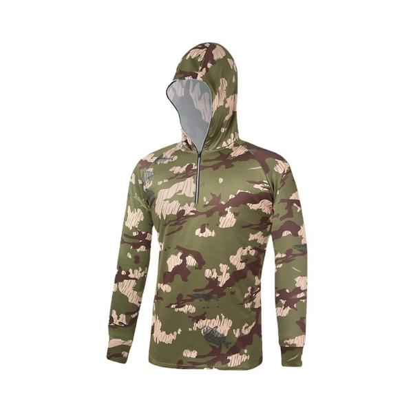 Autumn Season Custom Outdoor Camo Casual Men's Fishing Suit 100% Cotton