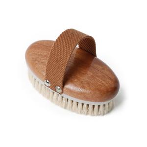 China Dark Wood Handle Dry Bruhsing for Body Skin wholesale