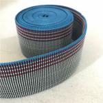 Blue Color Sofa Elastic Belt Rubber Good Elongation / Elastic Webbing For Chair