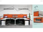 Customized Office Workstations Cubicles Furniture 5x5 ISO Certificated